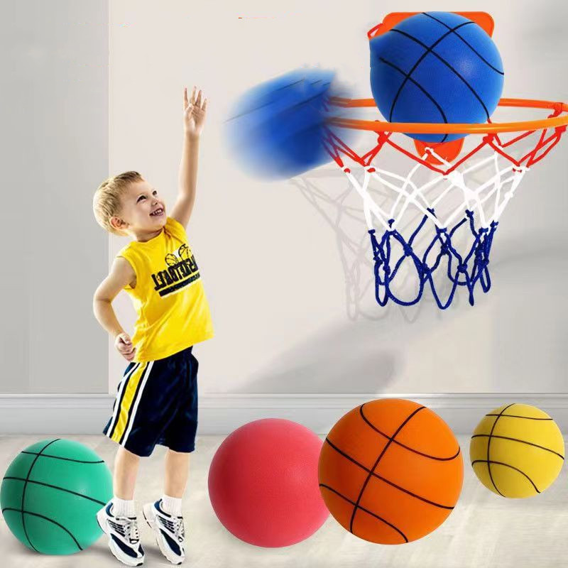 Silent High Density Foam Sports Ball Indoor Mute Basketball Soft Elastic Ball Children Sports Toy Games - Image 10