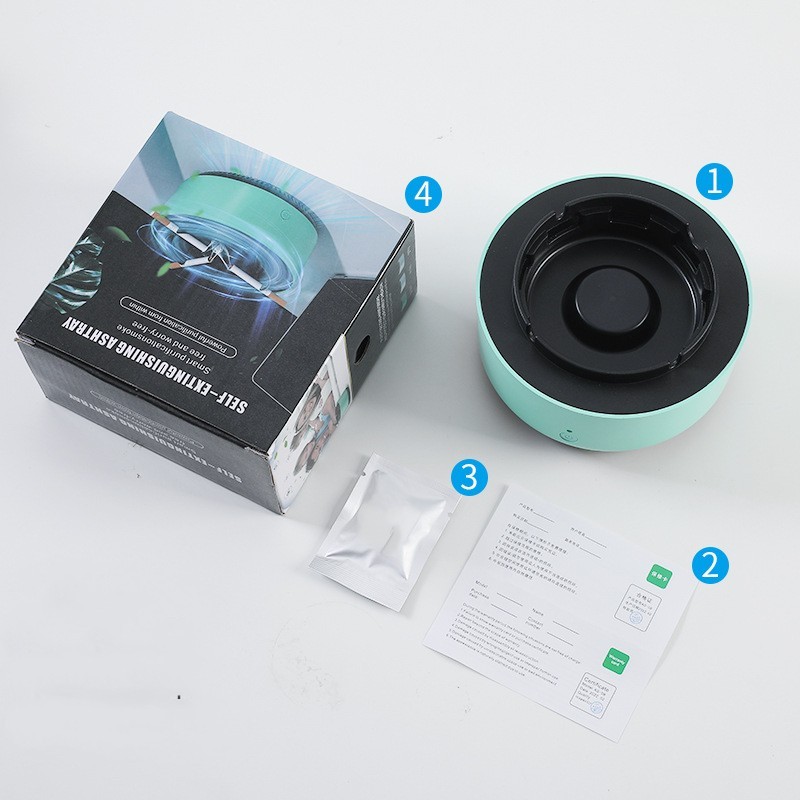 Smoke Removal Air Purification Ashtray Anion Purification Practical Automatic Purifier Ashtray Portable Gadgets For Car Ashtray - Image 5