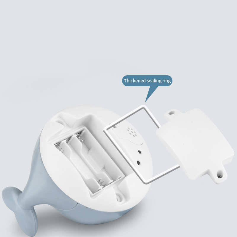 New Baby Bathroom Bath Electric Induction Whale Spray Small Toy - Image 5