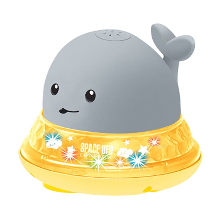 New Baby Bathroom Bath Electric Induction Whale Spray Small Toy - Image 7