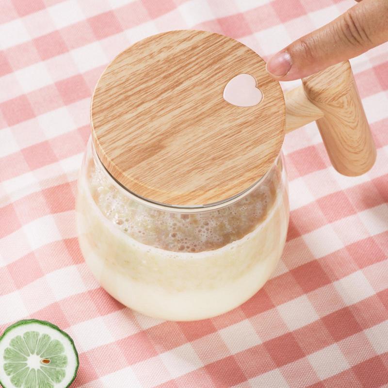 400ML Self Stirring Coffee Mug Electric Mixing Glass Coffee CupHigh Speed Fast Automatic Coffee Cup For Gyms Dining Room Kitchen Gadgets - Image 3