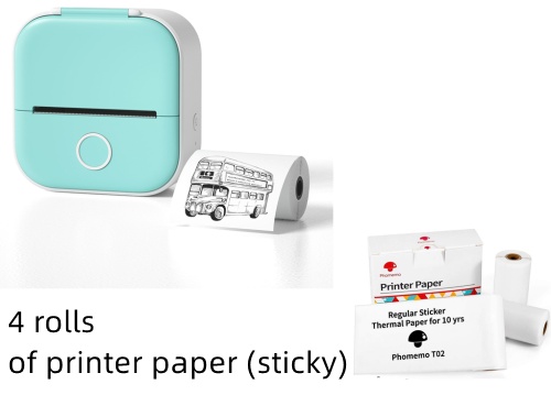 Portable Mini Thermal Label Printer Home Photo Printer Student Wrong Question Printer Bluetooth-compatible Mini Label Printer Price Tag - Image 8