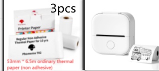 Portable Mini Thermal Label Printer Home Photo Printer Student Wrong Question Printer Bluetooth-compatible Mini Label Printer Price Tag - Image 10