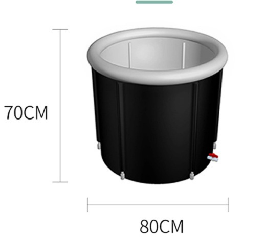 Portable Ice Baths Inflatable Air Ring PVC Bath Bath Household Bath Tub Holder Foldable Bath Tub For Recovery Therapy Outdoor - Image 7
