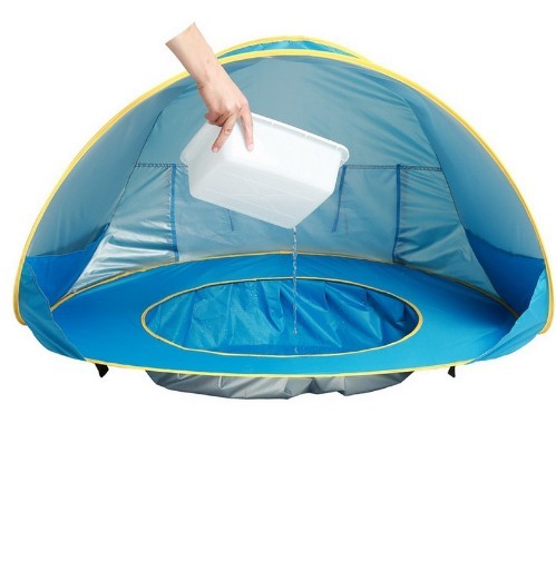 Baby Beach Tent Kids Outdoor Camping Easy Fold Up Waterproof Up Sun Awning Tent UV-protecting - Image 5