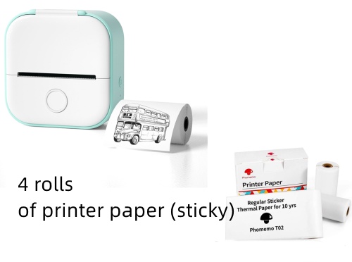 Portable Mini Thermal Label Printer Home Photo Printer Student Wrong Question Printer Bluetooth-compatible Mini Label Printer Price Tag - Image 6