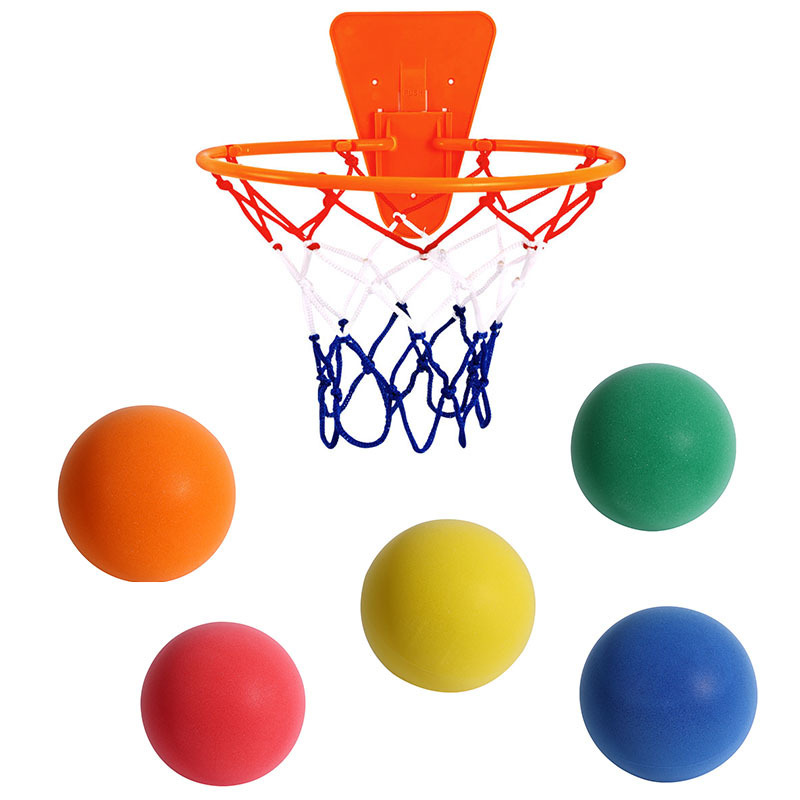 Silent High Density Foam Sports Ball Indoor Mute Basketball Soft Elastic Ball Children Sports Toy Games - Image 4