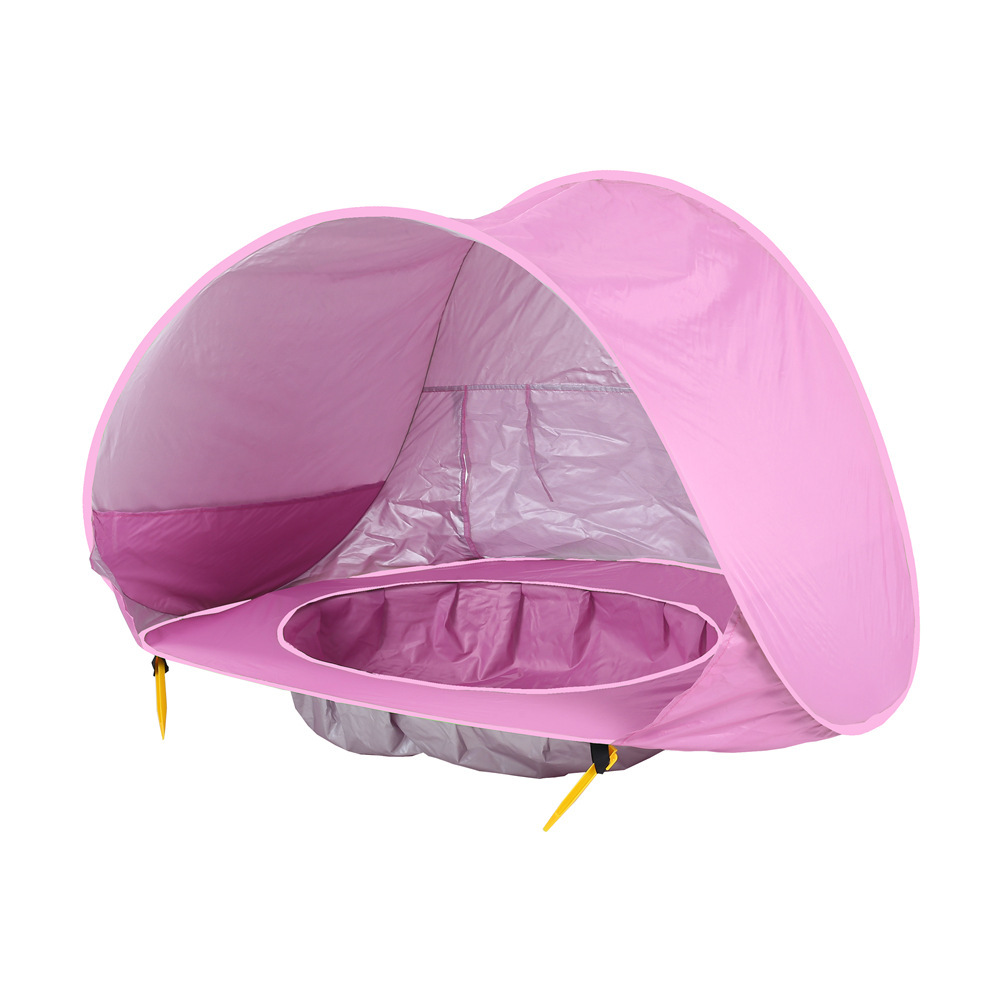 Baby Beach Tent Kids Outdoor Camping Easy Fold Up Waterproof Up Sun Awning Tent UV-protecting - Image 4