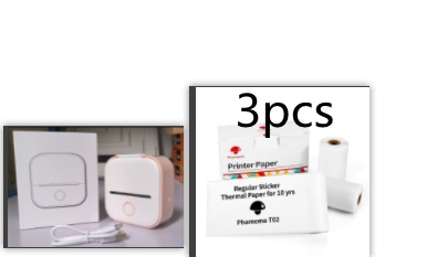 Portable Mini Thermal Label Printer Home Photo Printer Student Wrong Question Printer Bluetooth-compatible Mini Label Printer Price Tag - Image 4