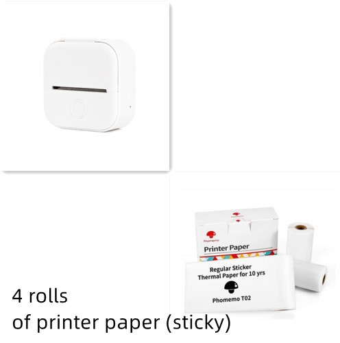 Portable Mini Thermal Label Printer Home Photo Printer Student Wrong Question Printer Bluetooth-compatible Mini Label Printer Price Tag - Image 7