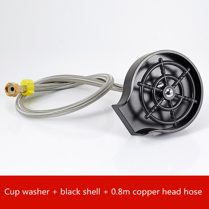 Bar Counter Cup Washer Sink High-pressure Spray Automatic Faucet Coffee Pitcher Wash Cup Tool Kitchen - Image 10